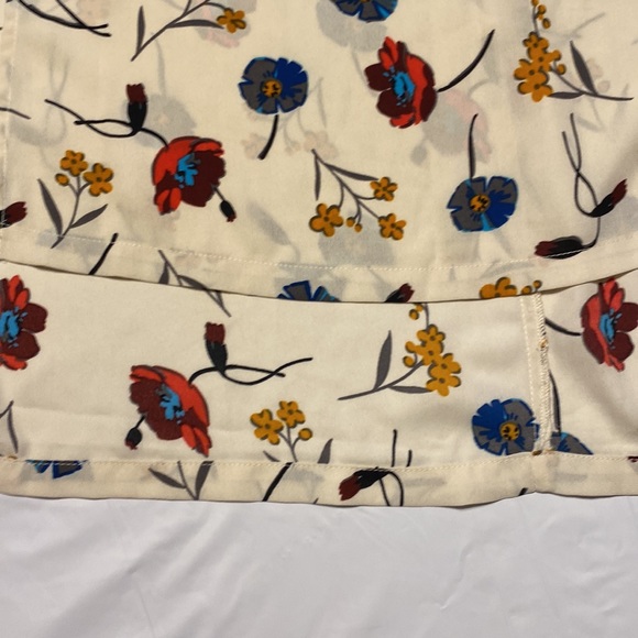 PHILOSOPHY REPUBLIC CLOTHING WOMEN FLORAL MULTICOLOR TOP SIZE M - Picture 4 of 7